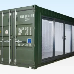 Shipping container home office