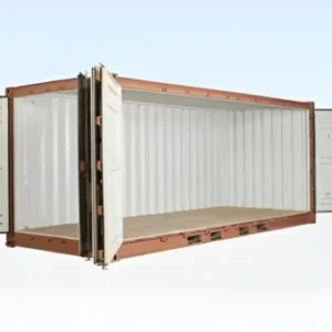 20ft open side container